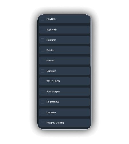 WinWinter game providers list on mobile