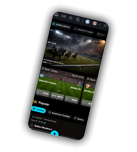 WinWinter sportsbook with live football markets